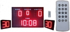 Water Polo scoreboard and SHot Clock with Wireless controller
